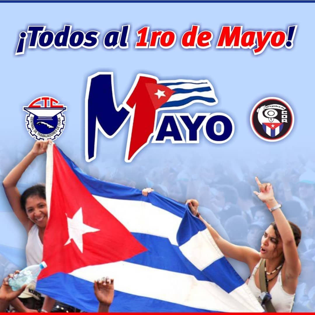 GHNordelo5's tweet photo. ¡A demostrar que este pueblo apoya su Revolución, y que #CubaViveYTrabaja!#Cuba #CDRCuba #SomosDelBarrio #1Mayo https://t.co/y4hvY8M8C0