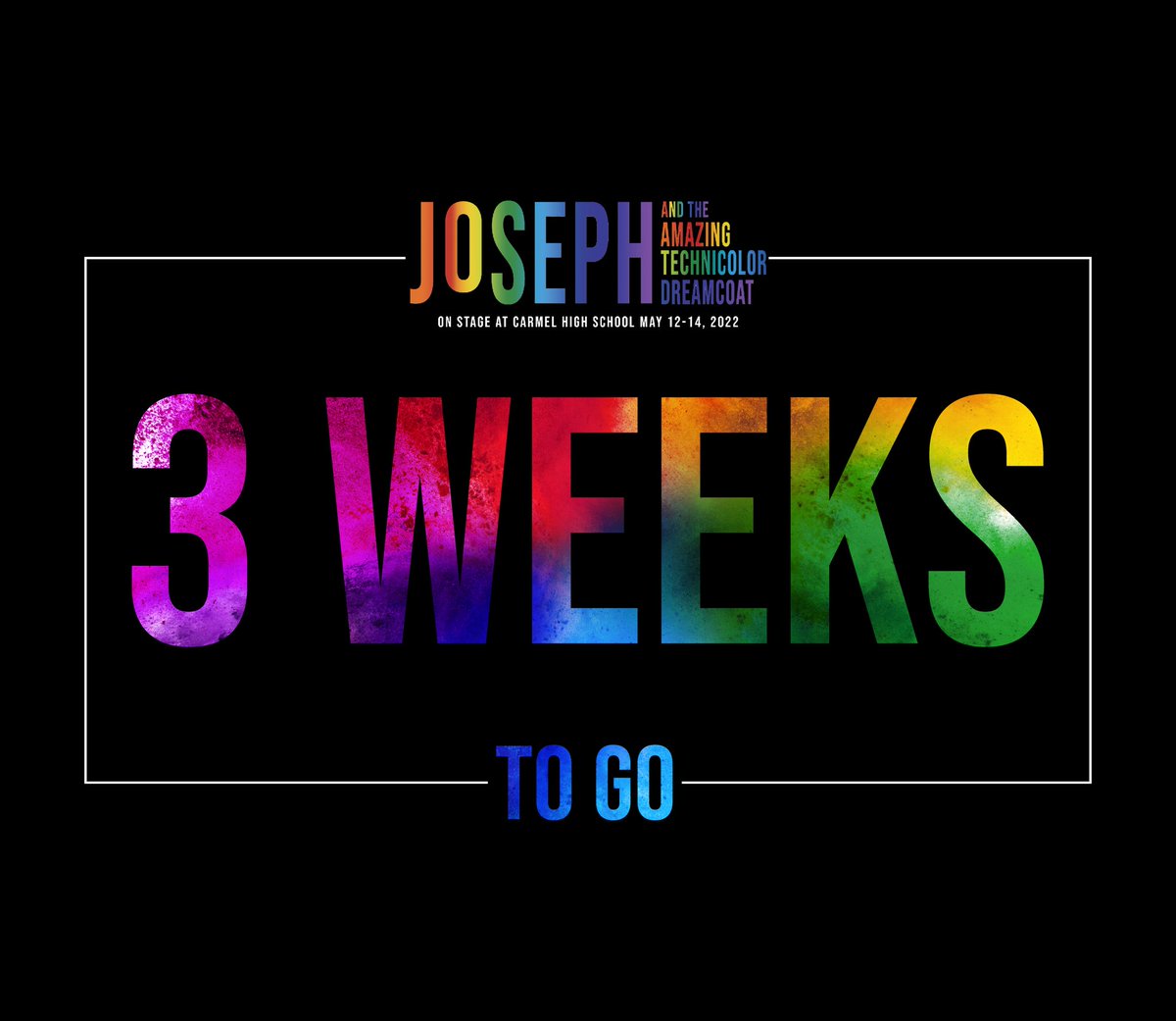 Just 3 weeks until we open to the public! Get your tickets NOW through the link in our bio! 
#chsjoseph2022