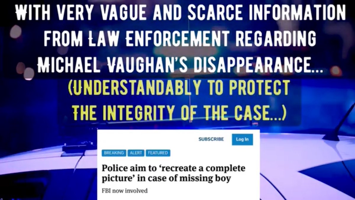 youtu.be/whmt588rZ48 #michaelvaughan #monkeyVaughan #MissingChild #truecrime #truecrimewitheveep