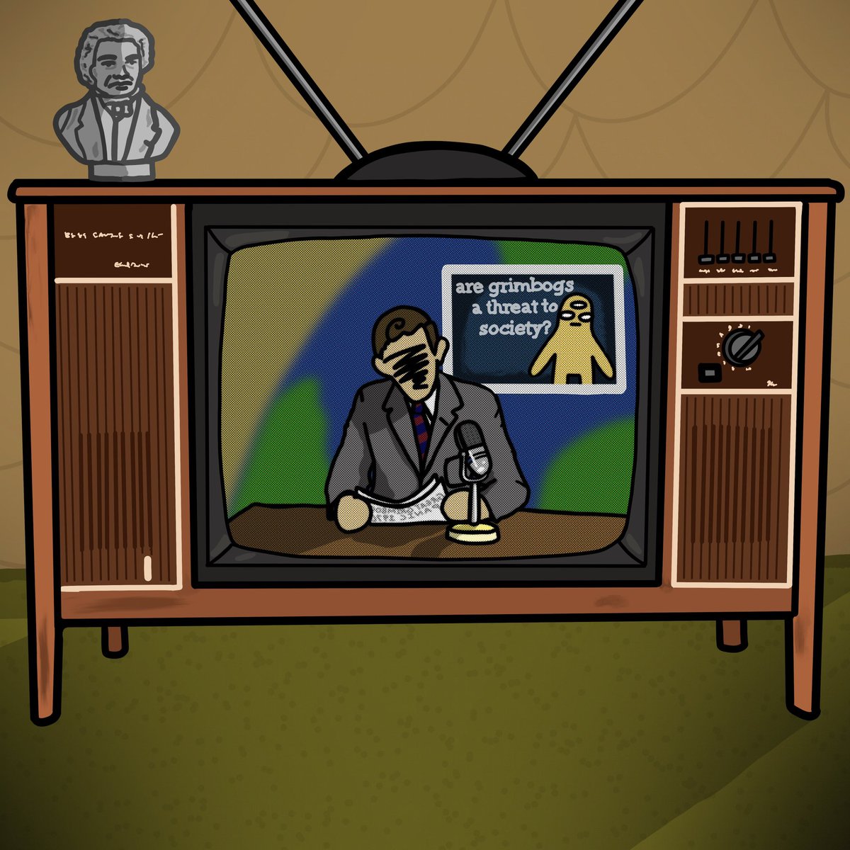 a news report during the great grimbog panic, circa 1970.