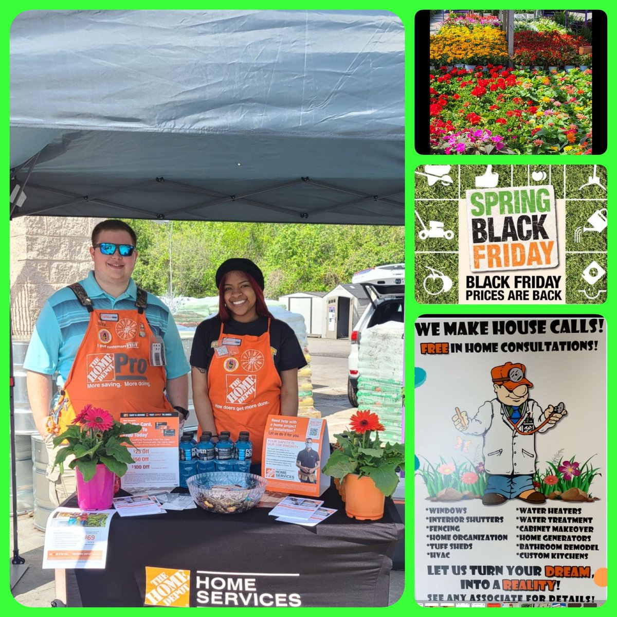 SPRING BLACK FRIDAY LEAD EVENT! All hands on deck, Thank you to our Pro Supervisor Nick & ASDS Lexi, driving leads with their smiles. #OneTeamOneDream @HillaryHyatt @kmn293 @THDHynes