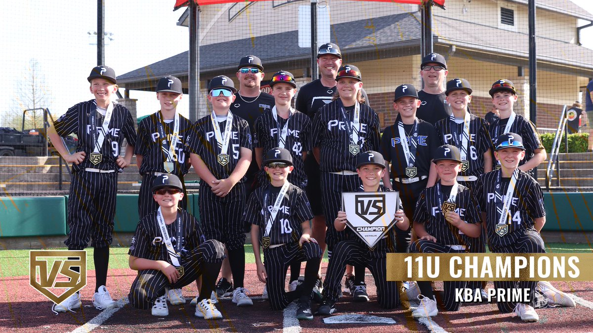 versusball's tweet photo. Last but not least, Congrats to our 11u Champions! KBA PRIME! They beat their final opponents 10-0! WOW! 🤯

#Versus https://t.co/wwGgdHEgjN