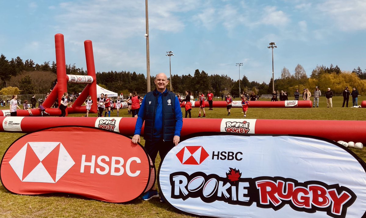 douglas_langley's tweet photo. Great job @RugbyCanada with the #impactbeyond #HSBC @WorldRugby7s @CanadaSevens #langford #RCRookieRugby event https://t.co/r6LkpPaWTH
