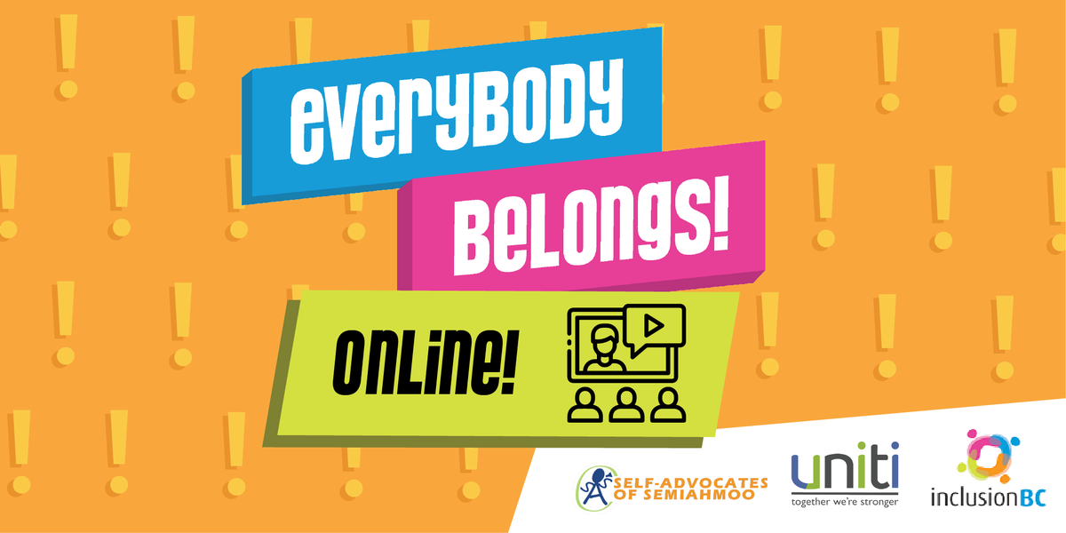 InclusionBC's tweet photo. You can join #EverybodyBelongs virtually this year.
We will be streaming our Keynote Sessions live!

Find out more at: https://t.co/A6fKEmDAWf

In partnership with @uniti4all  and the Self Advocates of Semiahmoo

#InclusionBC2022 #inlcusion https://t.co/iOHiD0Zd1c