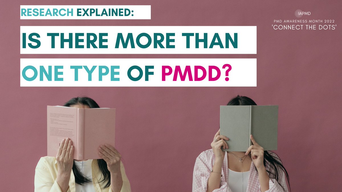 IAPMD_clinical's tweet photo. Have you ever wondered if there is more than one 'type' of PMDD? Us too! 🤔 Join our webinar 'Research Explained: Is there more than one type of PMDD?' on April 29, 1PM EST
SIGN UP HERE: https://t.co/IYeT1emm8H
#PMDD #WomensHealth #MenstrualHealth #CycleScience #PMDDResearch https://t.co/iDtb8PvkH6