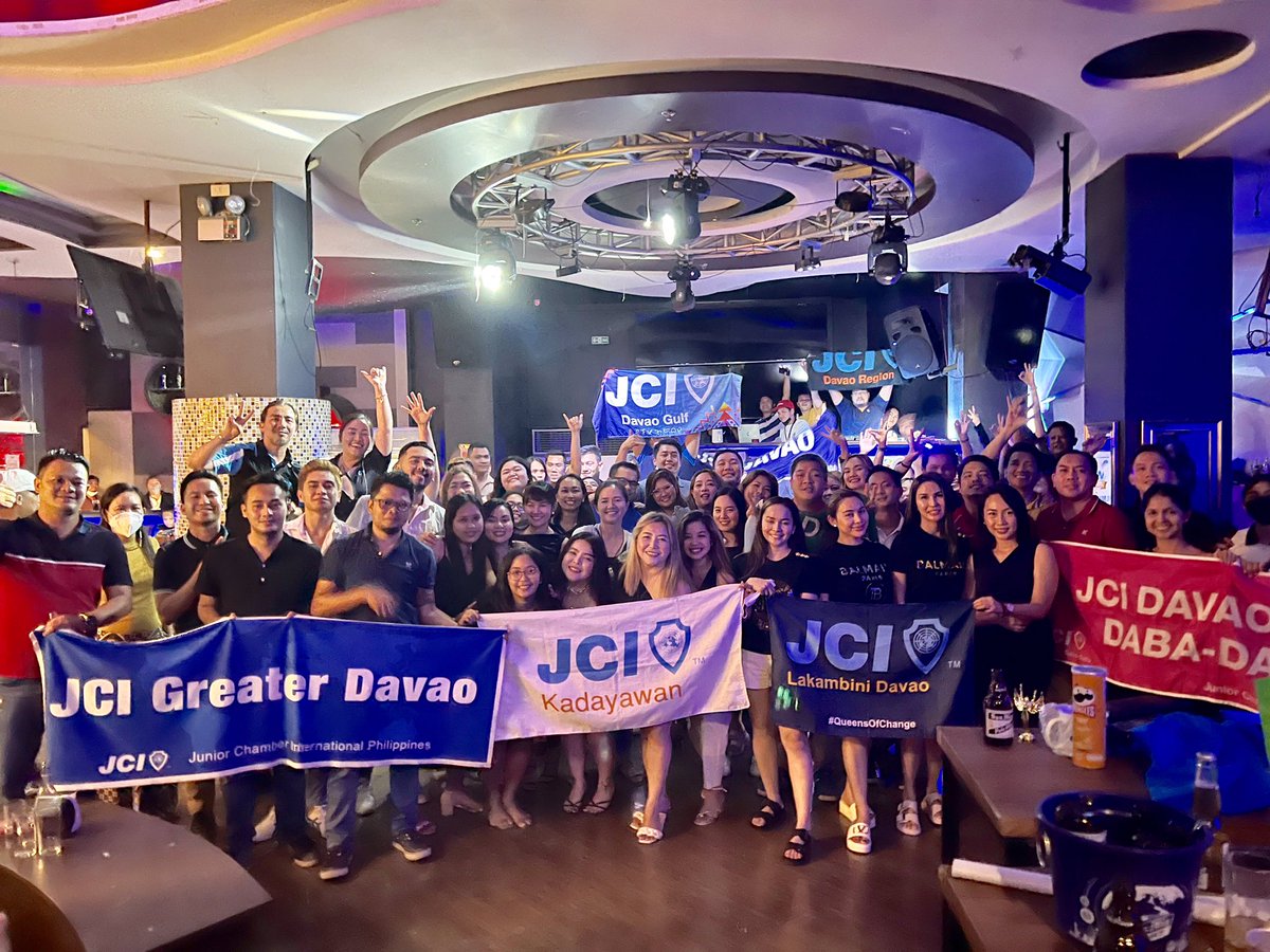 thewaelorabi's tweet photo. It was both an opportunity and an honor to have met the JCI Davao Region RVP at the same time NYC Commissioner for Mindanao Lexee, and the rest of the Jaycees.
Nothing more I can say, ang saya maging isang Jaycee! ✨
#JCIWeek
#Culmination
#BuildingTogetherStrongerTogether https://t.co/ecNGehdGdu