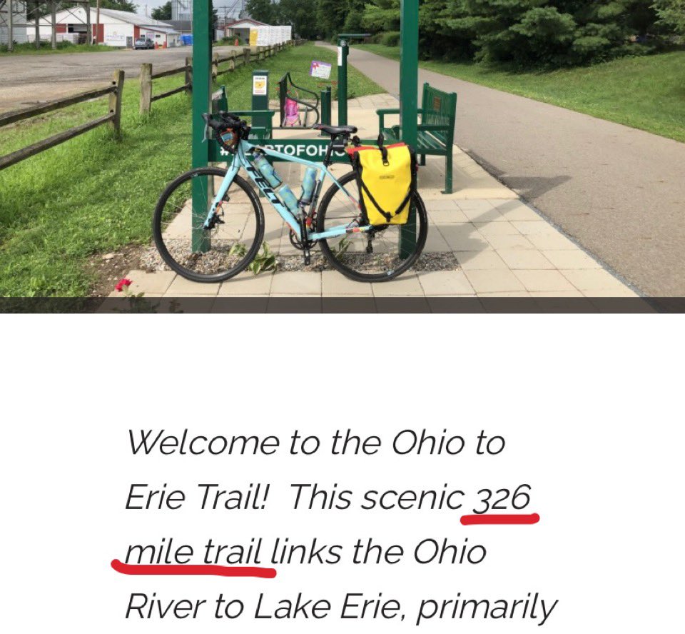 Just found out there’s a way to bike from Cleveland to Cincinnati lmao so for 10,000 likes and I will bike the state of Ohio this week
