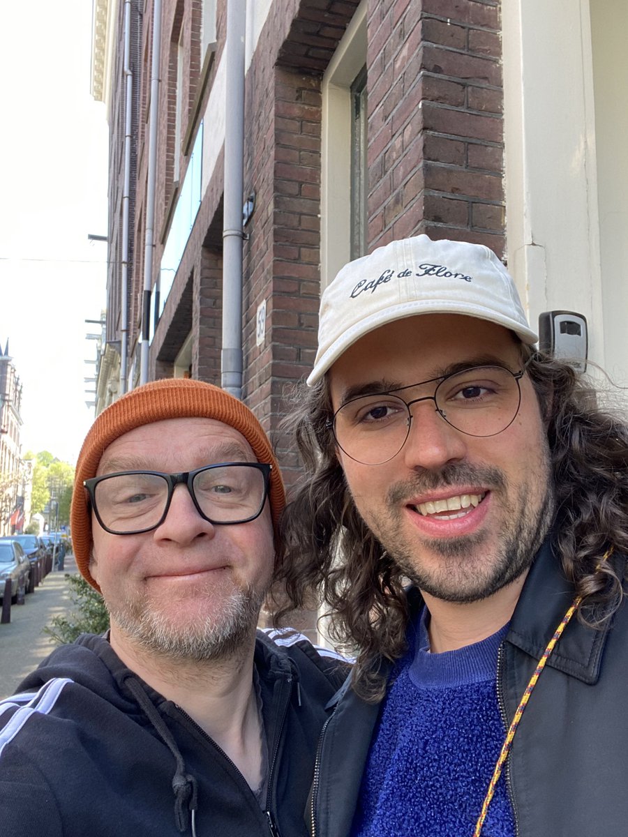 artablockchain's tweet photo. @RossnerManuel coming to pick up his work from the exhibition. Very proud and honored to have him there. https://t.co/br8mtqE7Vo