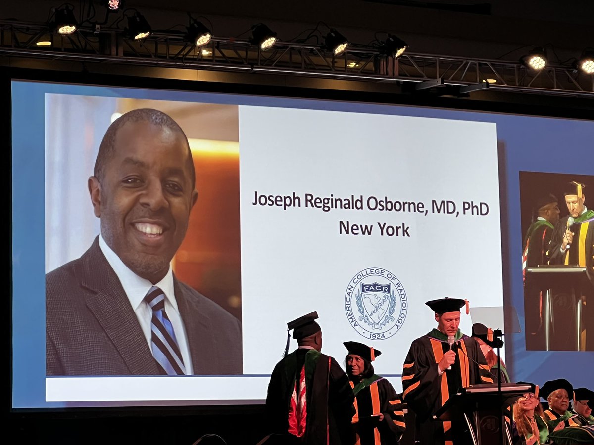 Congratulations to you and your 2022 fellow inductees into @RadiologyACR fellowship, @JOsbMD! #ACR2022