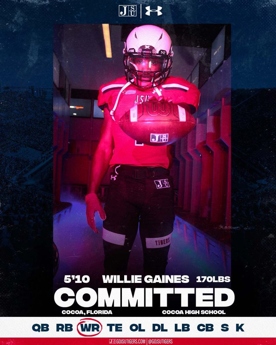 Blessed to be announcing I am 1000% committed to THEEE JACKSON STATE UNIVERSITY 💙🤍 #IBelieve #JSU  <a href="/TiffanyAGreene/">Tiffany Greene</a> @GoJSUTigersFB <a href="/SleeperAth1etes/">Sleeper Athletes</a> <a href="/EauGallieHC/">Coach Sands</a>