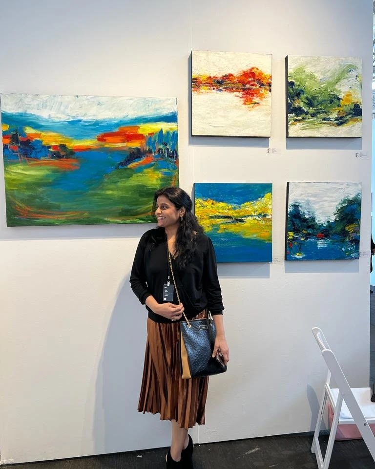 zaveri_k's tweet photo. So thrilled to have participated and sold art at the amazing Art Market SF 2022, held in San Francisco from April 21- April 24th. So much amazing art; so many wonderful people. So happy to have been a part of this. https://t.co/9reubvOXGk