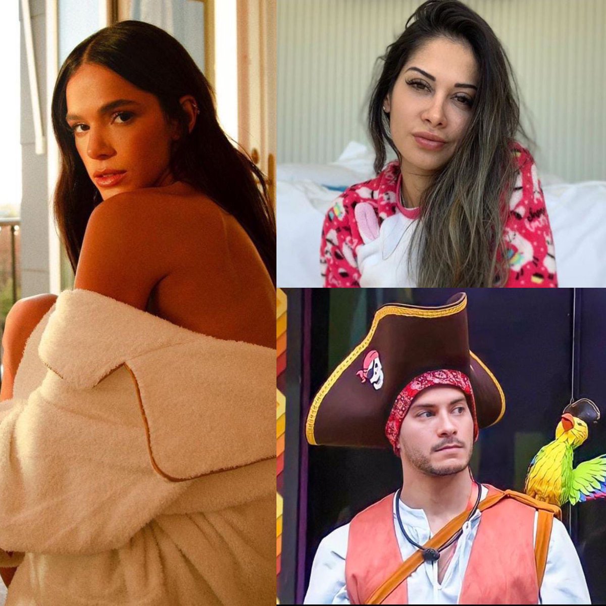 updatecharts's tweet image. Após Bruna Marquezine curtir tweet de internauta sobre Arthur Aguiar e Maíra Cardi, esposa do participante ameaça contar segredo sobre atriz a menos que seja paga para continuar quieta.
