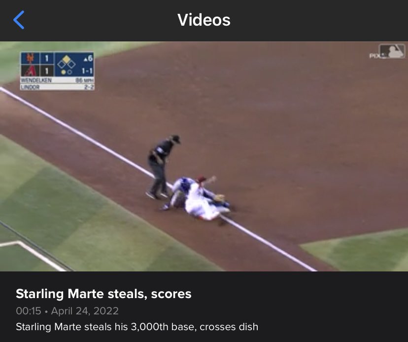 MikeKrombop's tweet photo. @MLB @Mets Wow! Congrats to Marte for his 3,000th steal! Never thought I'd see the day Rickey would get doubled in career steals 😂😂😂 https://t.co/ah0bJR7EVH