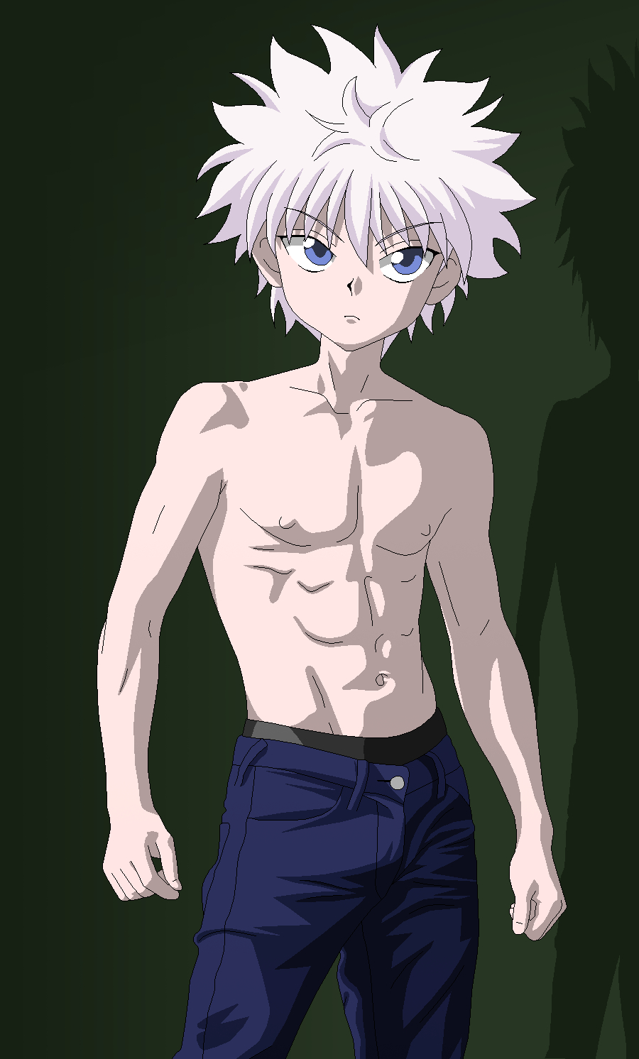 Muscular Anime Boy | Poster