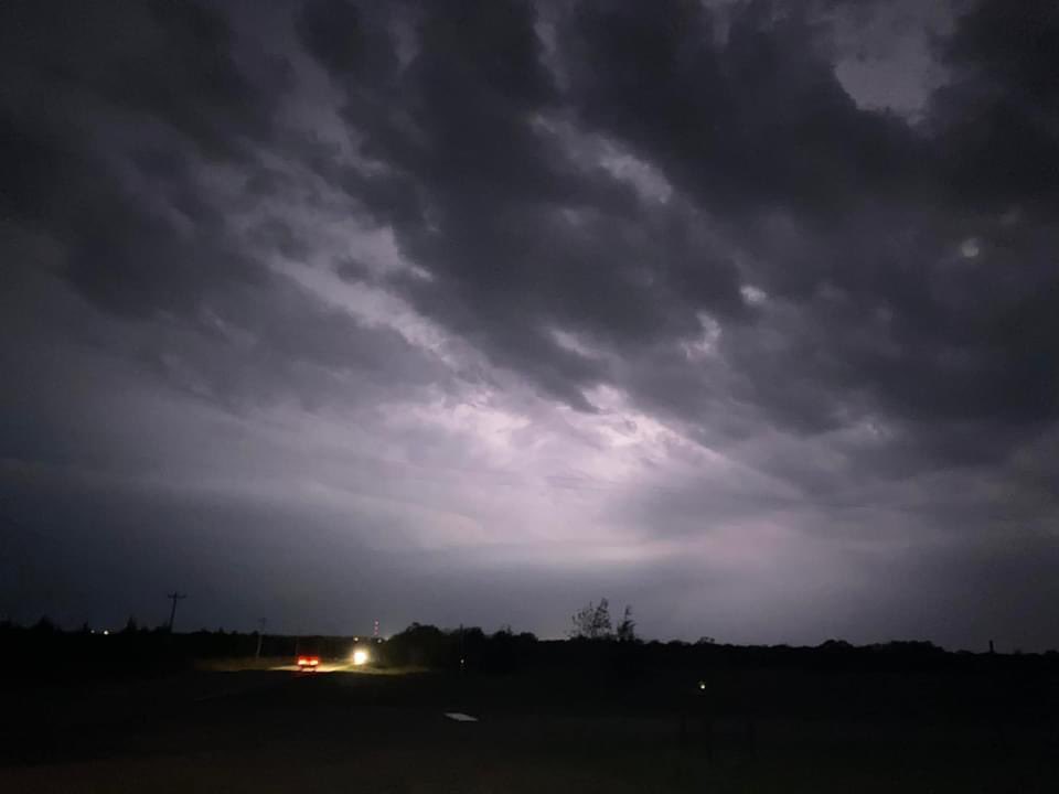 Last night was very active with severe storms. We had one tornado warning issued for Pottawatomie County. Below are a few pictures from our EOC Operations, and from some of our spotters in the field. #okwx #pcoem