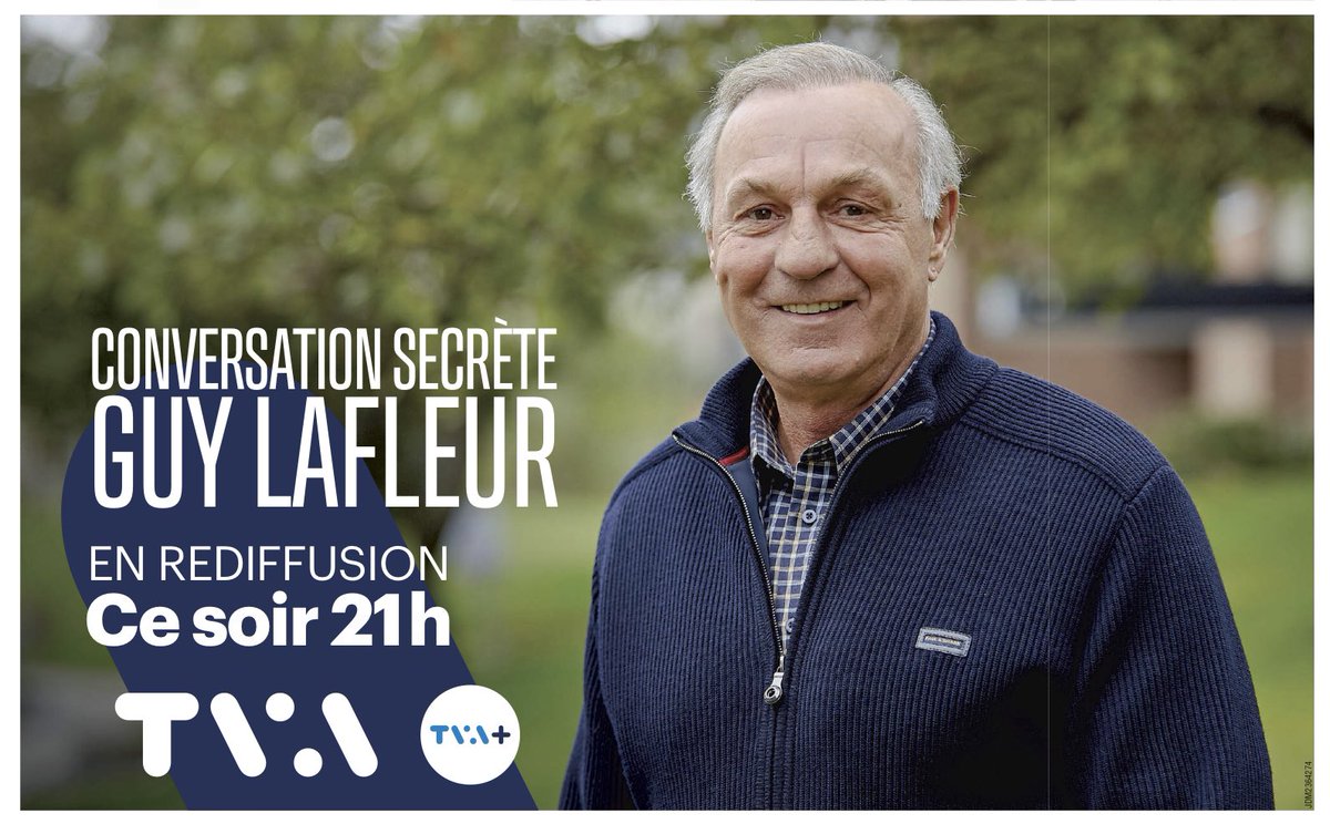 Un dimanche soir rempli d’émotions sur @TVAreseau et TVA➕: ➖ 19h gros programme pour « La grande finale » de @staracademietva. Aussi sur @QubRadio. #NationStarAc ➖ 21h revoyez l’entretien de @PaulArcand avec Guy Lafleur dans « Conversation secrète ». #GuyGuyGuy