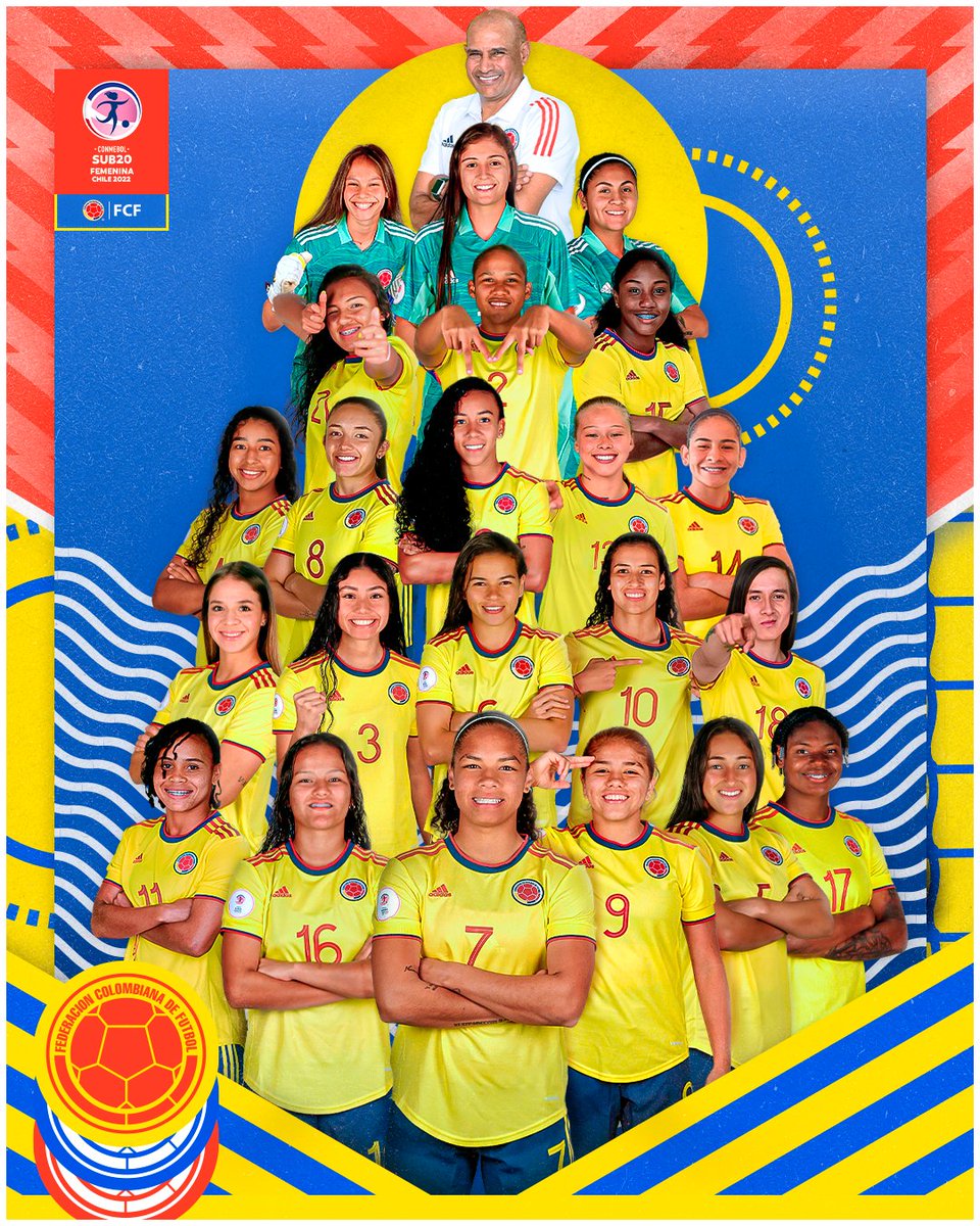 ¡MUNDIALISTAS! 😀

Felicitamos al Cuerpo Técnico y a las 22 jugadoras de nuestra Selección Femenina Sub 20 por la clasificación a la Copa Mundial de la FIFA de la categoría

👏🇨🇴👏🇨🇴👏🇨🇴👏🇨🇴👏

¡GIGANTES! 💛💛💙❤️