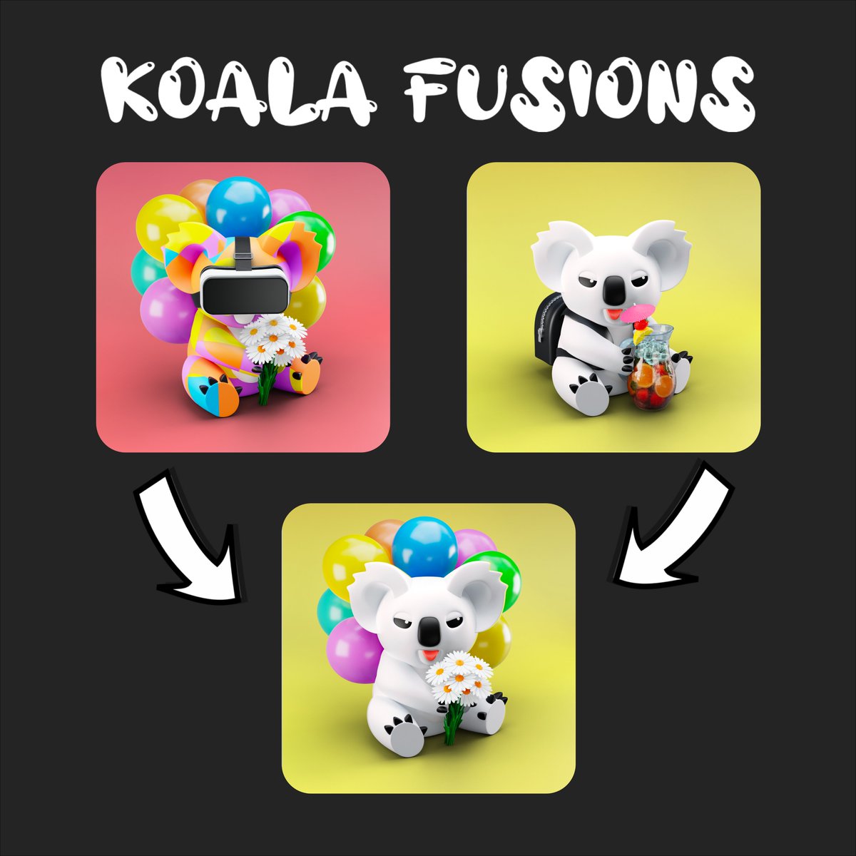 KryptoKoalas's tweet photo. KOALA FUSIONS IS GOING LIVE NEXT WEEK!

This really is a revolutionary piece of software! 

Everything will be 100% decentralised and handled via Smart Contracts. @DeadRareNFT has managed to pull off some pretty innovative stuff. https://t.co/LozWeltU1e