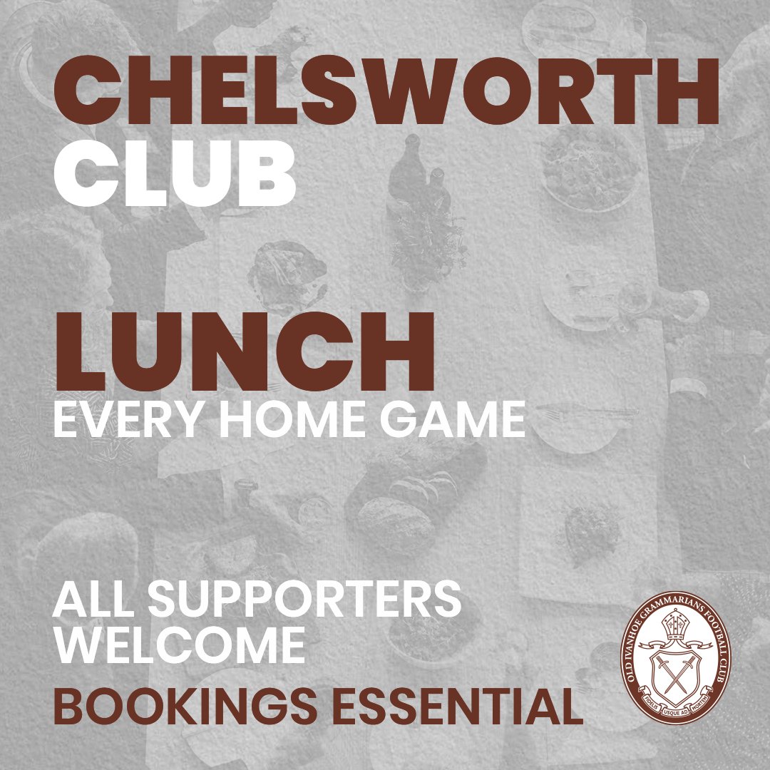 Chelsworth Club Lunches 🍽️

Join us this coming Saturday April 30th for our famous Chelsworth Club Lunch and on May 7th for our special Mother's Day Luncheon!

Bookings are essential! Book via:
oigfc.com.au/shop/