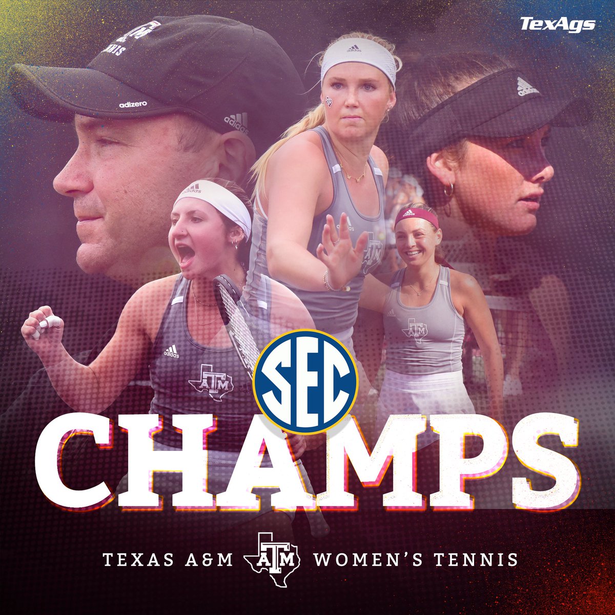 They need some really big 💍

<a href="/AggieWTEN/">Texas A&M Women's Tennis</a> takes home the 2022 SEC Tournament title 👍 #GigEm