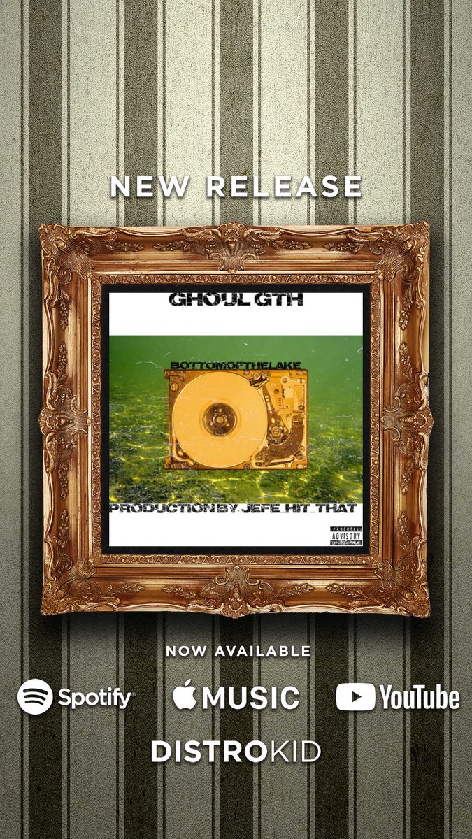 ghoulgth's tweet photo. Talking Sents is out now! Stream it on any service! This one means a lot to me. Thanks for vibing with a Ghoul. #GTH #Ghoulish #TalkingSents #BottomoftheLake https://t.co/4GZ8l0oLOy