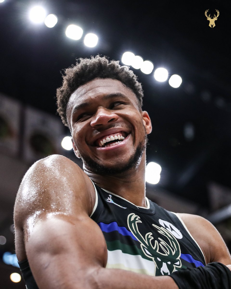 Bucks's tweet photo. Sunday Smiles. https://t.co/V076LKDcxg