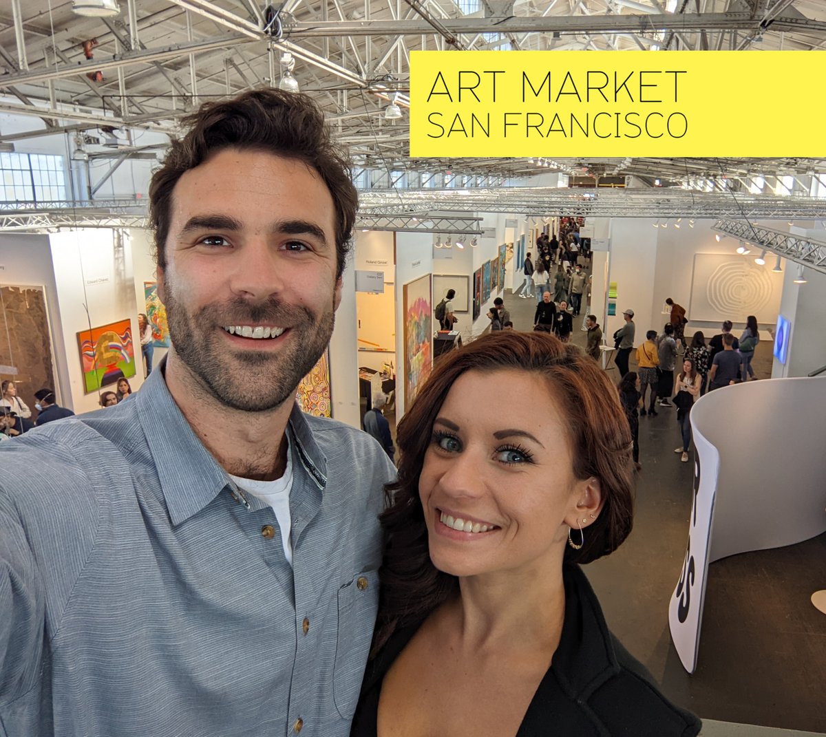 lisabekkjo's tweet photo. Visited the @artMRKT in San Francisco to grow our @EpicSideQuest community. It was amazing to meet so many artists from the space!

🎨#NFTs have quickly risen into the world of art! https://t.co/hYFlhQcLIL