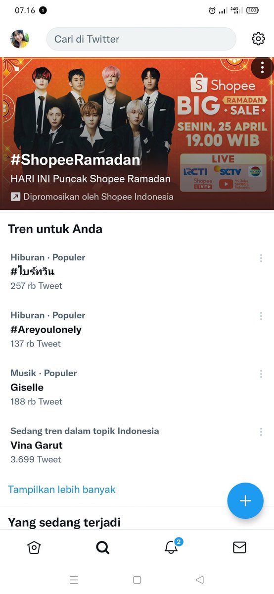 ketutayulia's tweet photo. uda trending aja.... #BrightWin #Areyoulonely https://t.co/Boxsb0KWGF