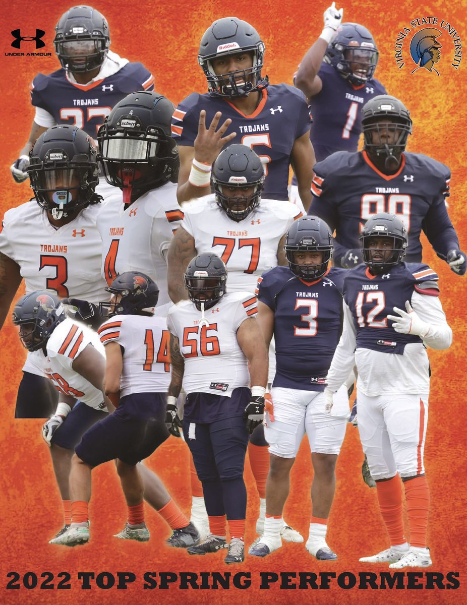 Spring FB Top Performers ‼️ Keep an eye on these guys in the fall 👀🔷🔶

Jordan Davis QB
Matt Foster OT
Marquez Phillips WR
Tylique Ray WR
Harlen St.Louis OC
Damian Wilson OG

Chantz Baylor LB
Willie Drew  CB
Tyrone Fisher  LB
Ahkari Haggard DT
Duane Platt DE
TJ Tucker DB