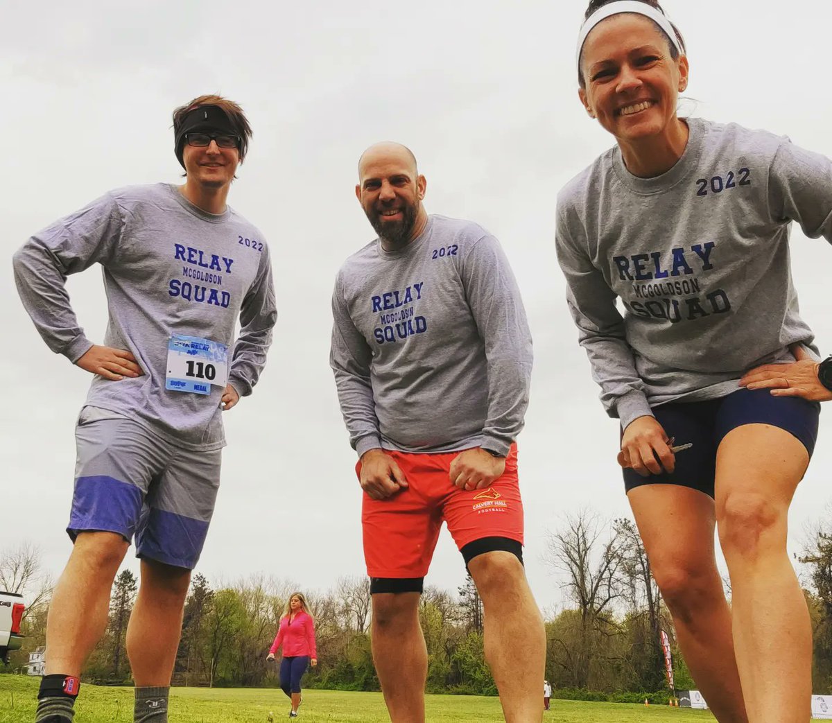 runSue19's tweet photo. We did it!!! Mc-Gold-Son trio crushed the #SRT50KRelay this weekend in PA. 3 legs, a river, car chasing and fun times! #loveyourrun #madein81 #run40throwndown #relayrace #teamultra #mmathlete #squadrun https://t.co/Si7n5J9oVQ