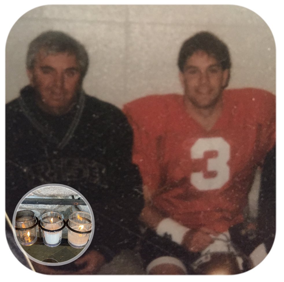 rpowlus's tweet image. After watching @RonPowlus in the Blue-Gold game yesterday… a little throwback to spring 1996 in memory of the original RP.  8 years ago today we lost a great one.   Life is good, I just miss my Dad.