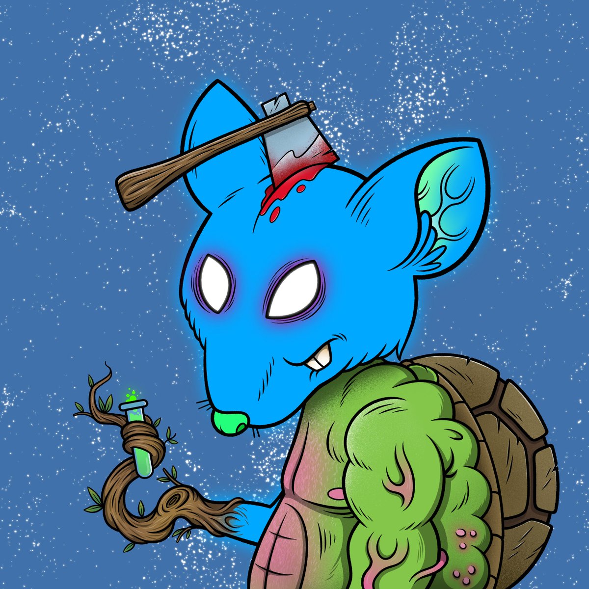 StonkHands's tweet image. Mutant rats are cooler than #MAYC...change my mind, don't even care if they have zero volume or I ever sell