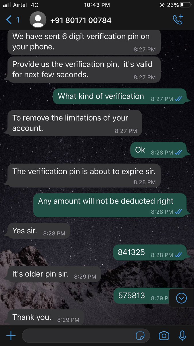iNihar_Ranjan's tweet photo. @vijayshekhar what the hell is going on, still no resolution and reply on fraud payment done for 1700 @paytmbankcare @Paytm @RBI people are cheating money in name of paytm no resolution @nsitharaman please take care on this mam, #fraudpaytm not replying even after our discussion https://t.co/4lwQBGbgZf