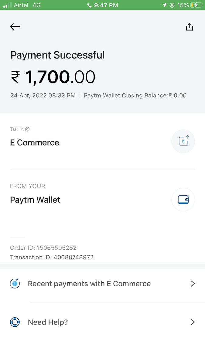 iNihar_Ranjan's tweet photo. @vijayshekhar what the hell is going on, still no resolution and reply on fraud payment done for 1700 @paytmbankcare @Paytm @RBI people are cheating money in name of paytm no resolution @nsitharaman please take care on this mam, #fraudpaytm not replying even after our discussion https://t.co/4lwQBGbgZf