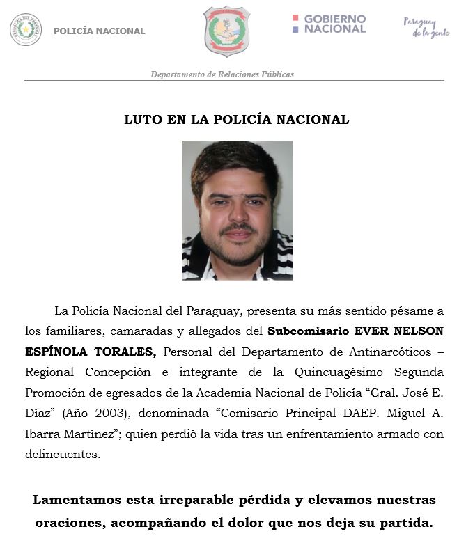 Antinarcoticos's tweet photo. "Y si algún día balas asesinas decidieran cambiar el destino de nuestra suerte, que sepa el mundo cruel que nada terminará, que el deber continuará hasta que estalle la muerte"
Jamás serán olvidados!🕊️
Que en Paz descansen nuestros héroes caídos 🙏👮@policia_py https://t.co/sVTb7fO6SS