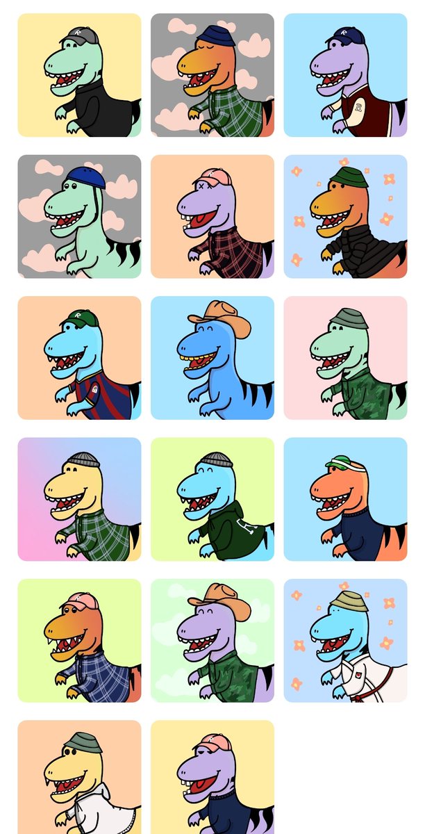 RebelCanvas's tweet photo. I love these lil Raptors 🦖 @RaptorsRadical

Full Degen Mode activated ✅

#FreshMint #NFT #Degen #Fun https://t.co/MWtNHczhZl