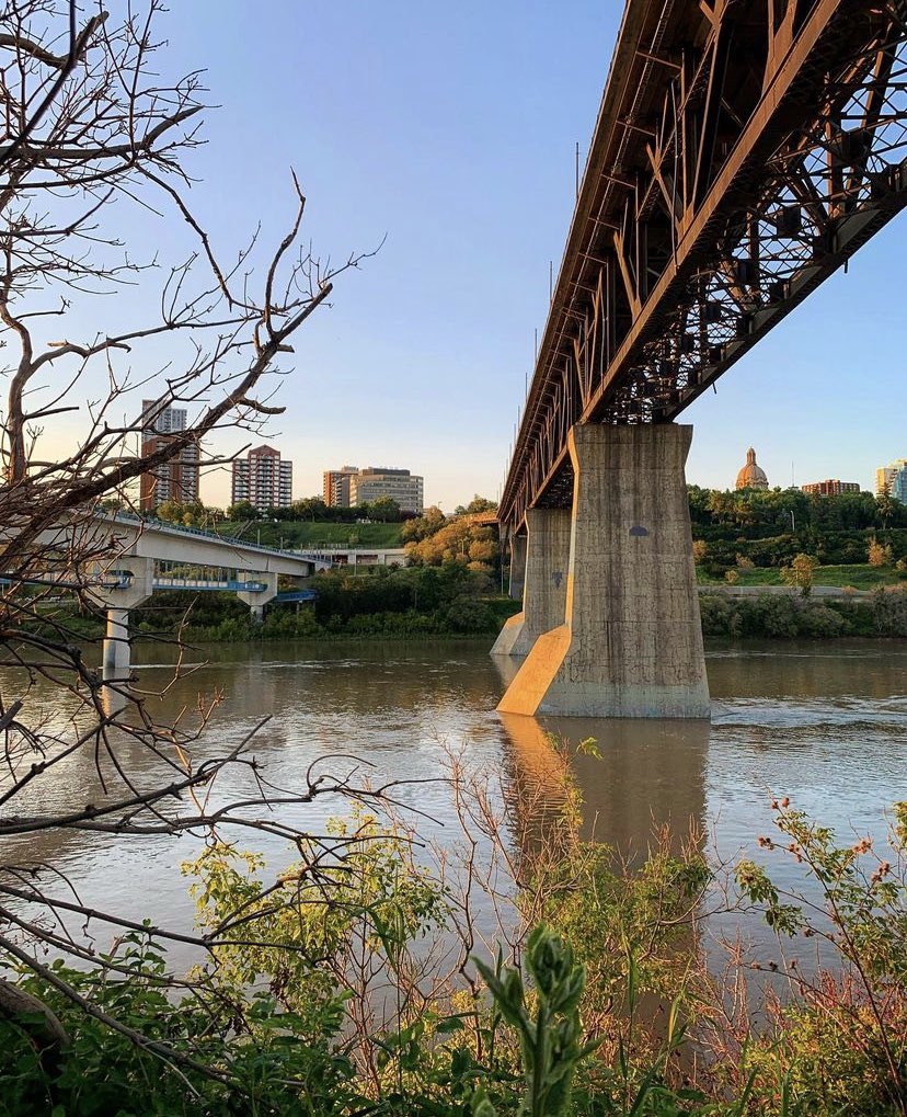 highlevelline's tweet photo. Who is ready for some spring & summer weather?! We love the views of our city and river valley from the High Level Bridge. But we think they could be even sweeter atop the #highlevelline
#yeg #highlevelbridge https://t.co/z3329MufVJ