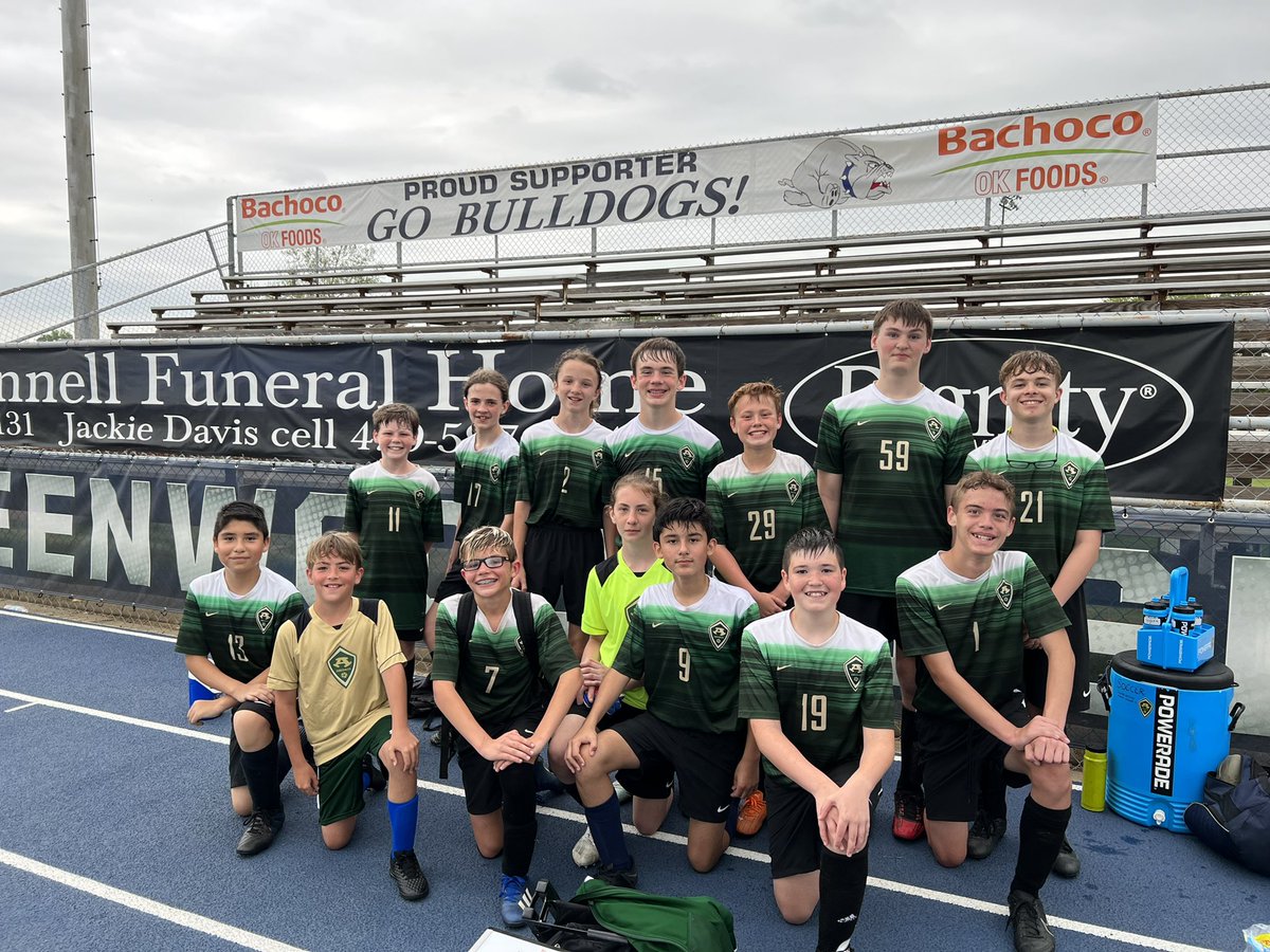 AlmaSoccerClub's tweet photo. 14U Boys pick up two 1-0 wins today in their tri-matches vs Greenwood and Charleston!
#FCAlma #only1Airedale
@AiredaleSoccer https://t.co/x4S51rs7bl
