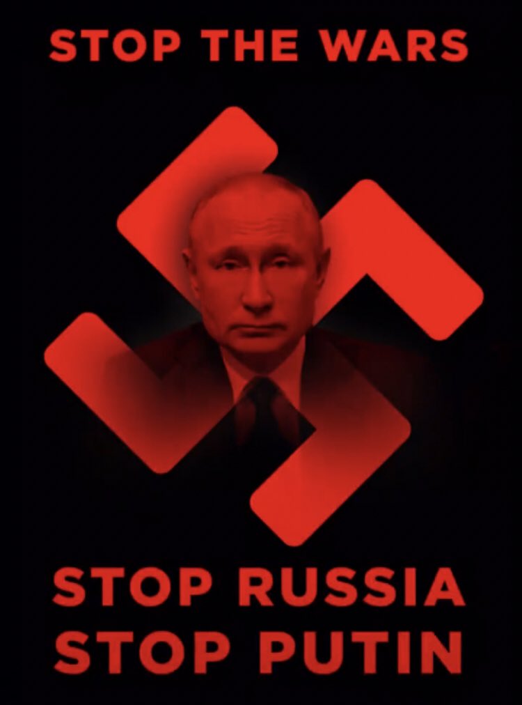 #StopRussiaNow #StopPutinNOW #PutinWarCriminal #нетвойне #СлаваУкраїні