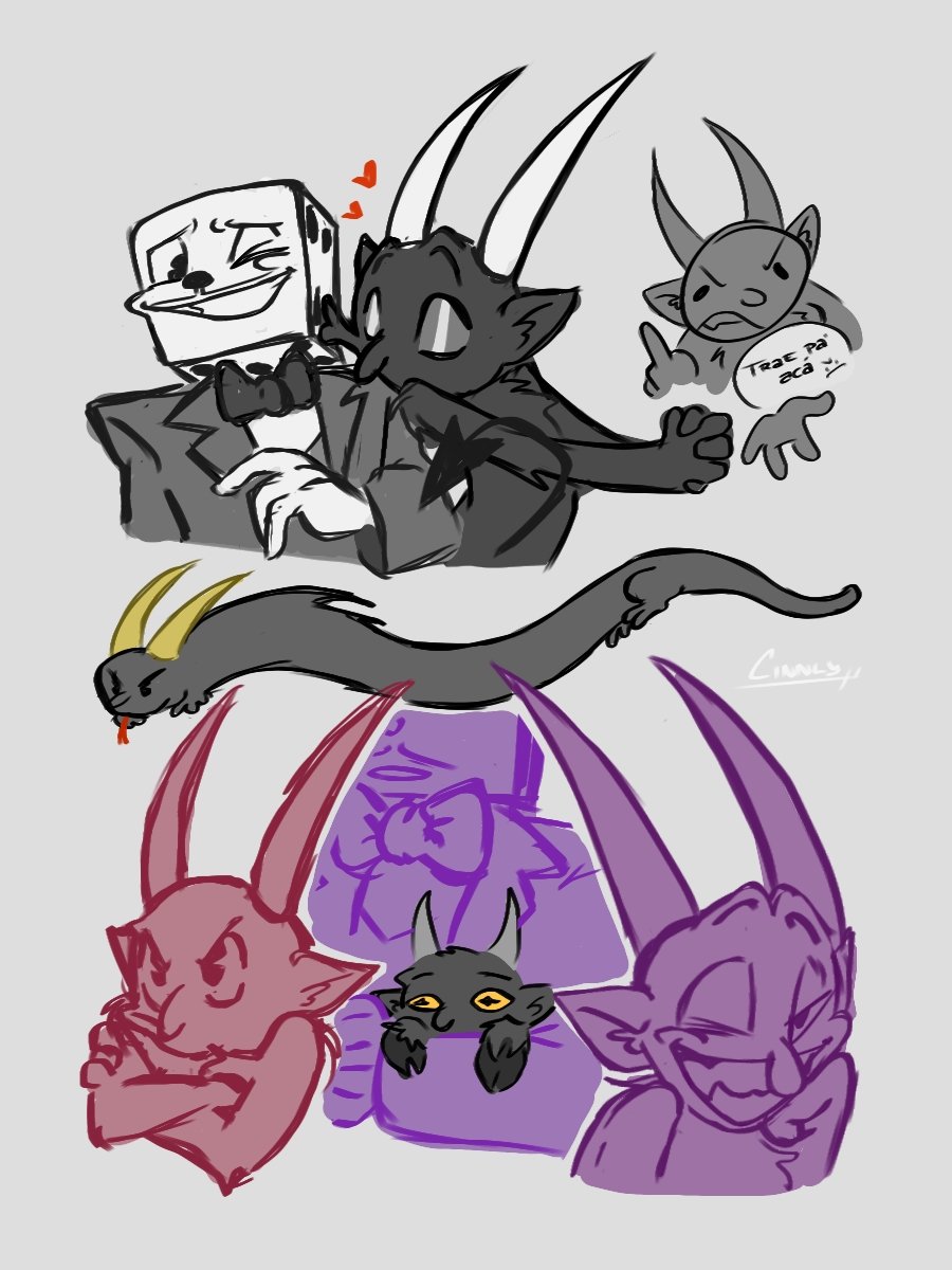 _CinnLy_'s tweet photo. They're so silly
#thedevilcuphead #KingDice #cupheadfanart https://t.co/RfGPWgmfmF