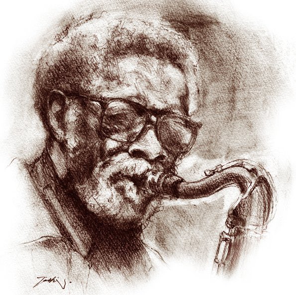  Happy Birthday! a sketch for Mr. Joe Henderson. 