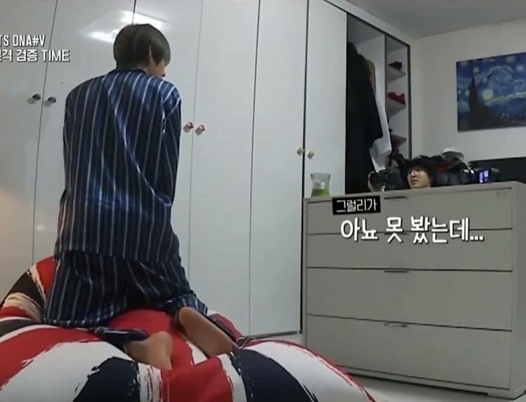 Nothing wrong, just taehyung riding a pillow in front of jungkook , BYE.