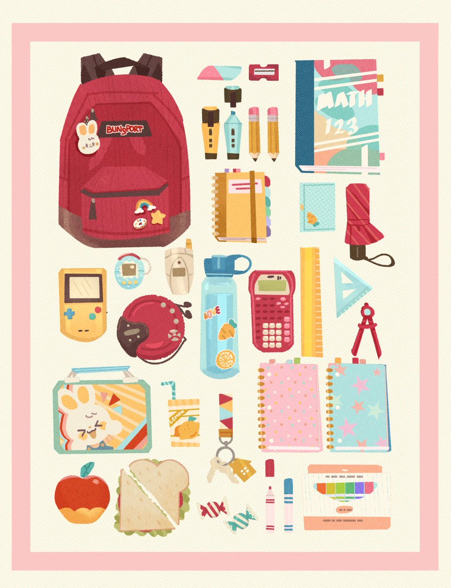 Grade school survival kit ✏️📚✂️