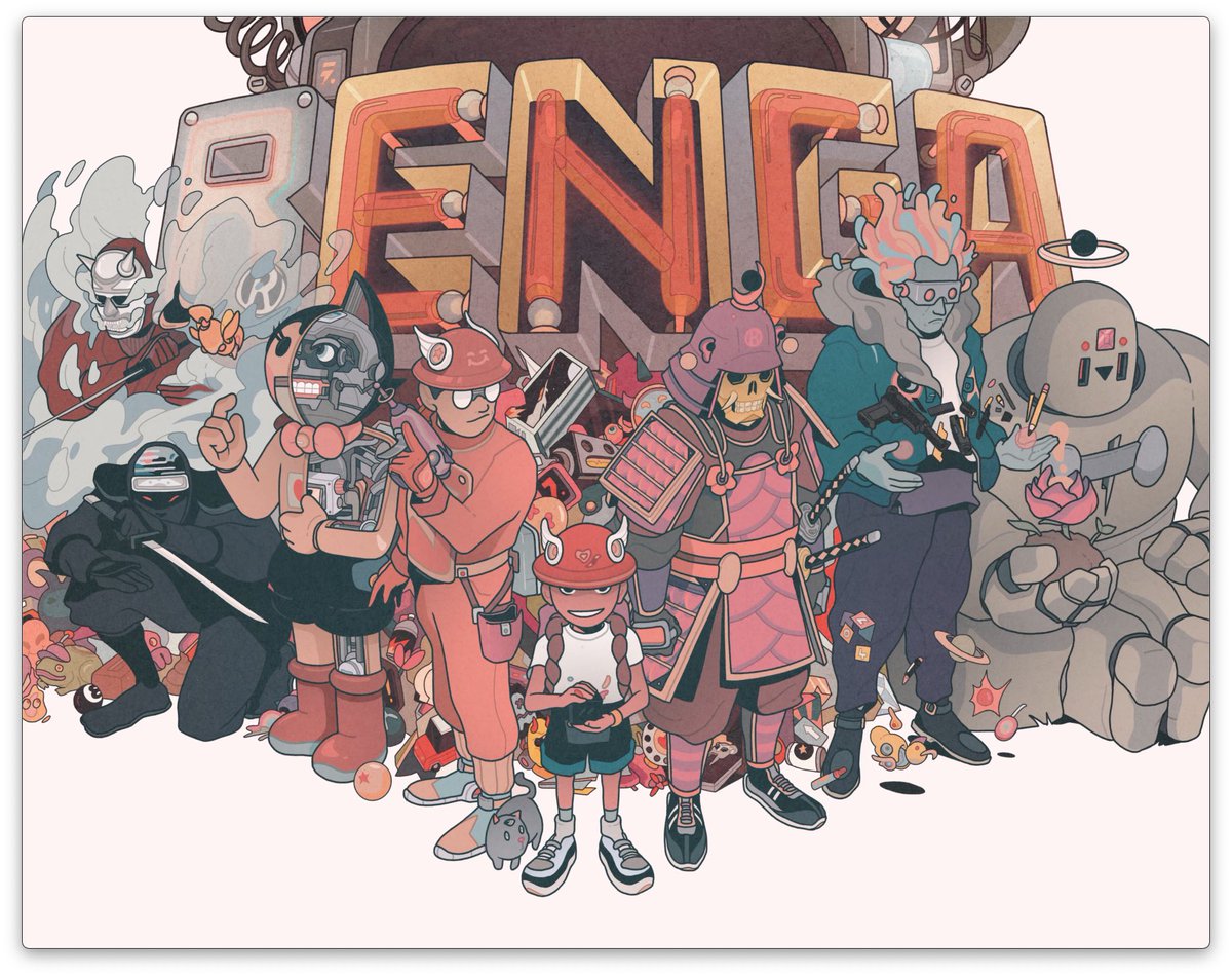 ArtofConviction's tweet photo. We are all underexposed to @RENGA_inc . Just when I think I don’t need more, @DirtyRobotWorks posts this masterpiece.🔥 https://t.co/Y7uzzIbcqO