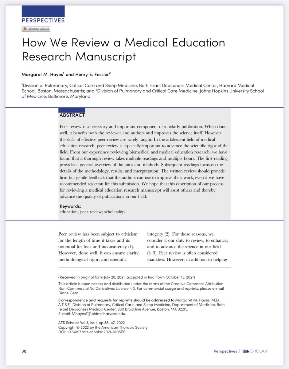 ATS Section on #MedEd (@atsmeded) on Twitter photo Wonder how #MedEd manuscripts are reviewed by editors?
<a href="/MHayes_MD/">Molly Hayes</a> and Dr. Fessler share valuable insights in <a href="/ATSScholar/">ATS Scholar</a>
atsjournals.org/doi/pdf/10.341ā¦
#SundayRead Wonder how #MedEd manuscripts are reviewed by editors?
<a href="/MHayes_MD/">Molly Hayes</a> and Dr. Fessler share valuable insights in <a href="/ATSScholar/">ATS Scholar</a>
atsjournals.org/doi/pdf/10.341ā¦
#SundayRead