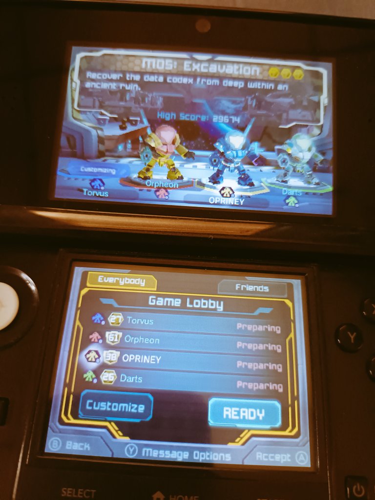 opriney's tweet photo. Yesterday once again we had fun playing #MetroidPrimeFederationForce
#OperationGolem
@The_Orpheon
@TorvusBolt
@DartsEnthusiast https://t.co/9GdXORv2wJ