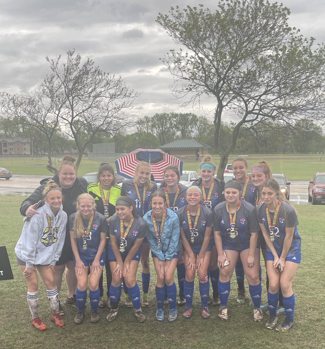 Us 06 girls played some really rough 03/04 teams, and went 3-1 but still coming home with some hardware!! Thanks for asking me to guest play NEOFC!!🏆🏆 #defendthesheild