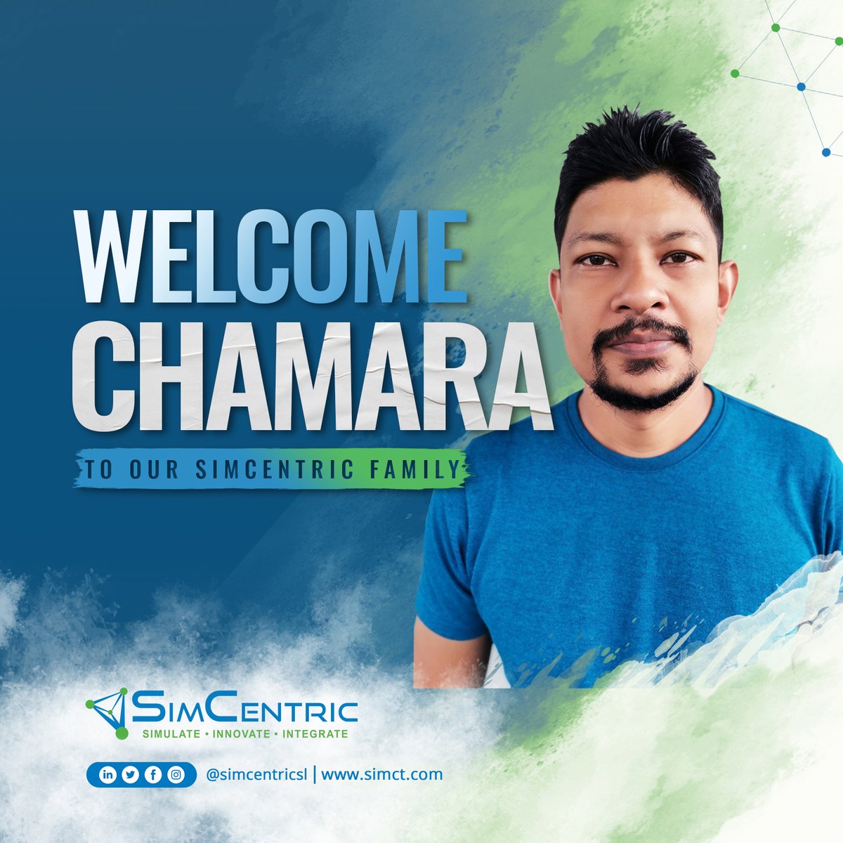 simcentricsl's tweet photo. Let's congratulate our newest SimCentrian. We look forward to sharing many successes with you.
Chamara - We wish you an exciting journey with SimCentric family!
#simcentricsl #simcentrians #simcentricfamily #funworklife #careeropportunities #newrecruits #ITindustry https://t.co/vFSZxni6ou
