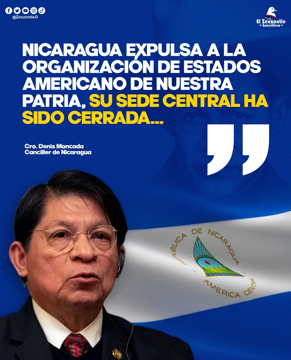 Susi2111's tweet photo. #Nicaragua, afuera OEA https://t.co/ft3ZIh5FVz