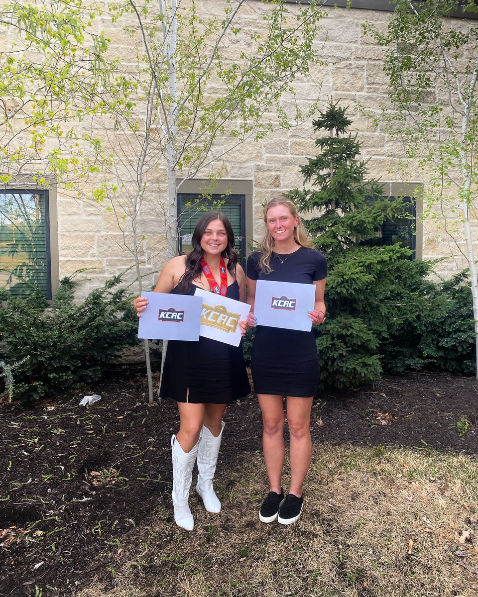 Brooke Harrison and Ida Lihufvudh were both awarded 1st team All-KCAC honors.

Brooke was also the recipient of the KCAC Champion of Character medallion!